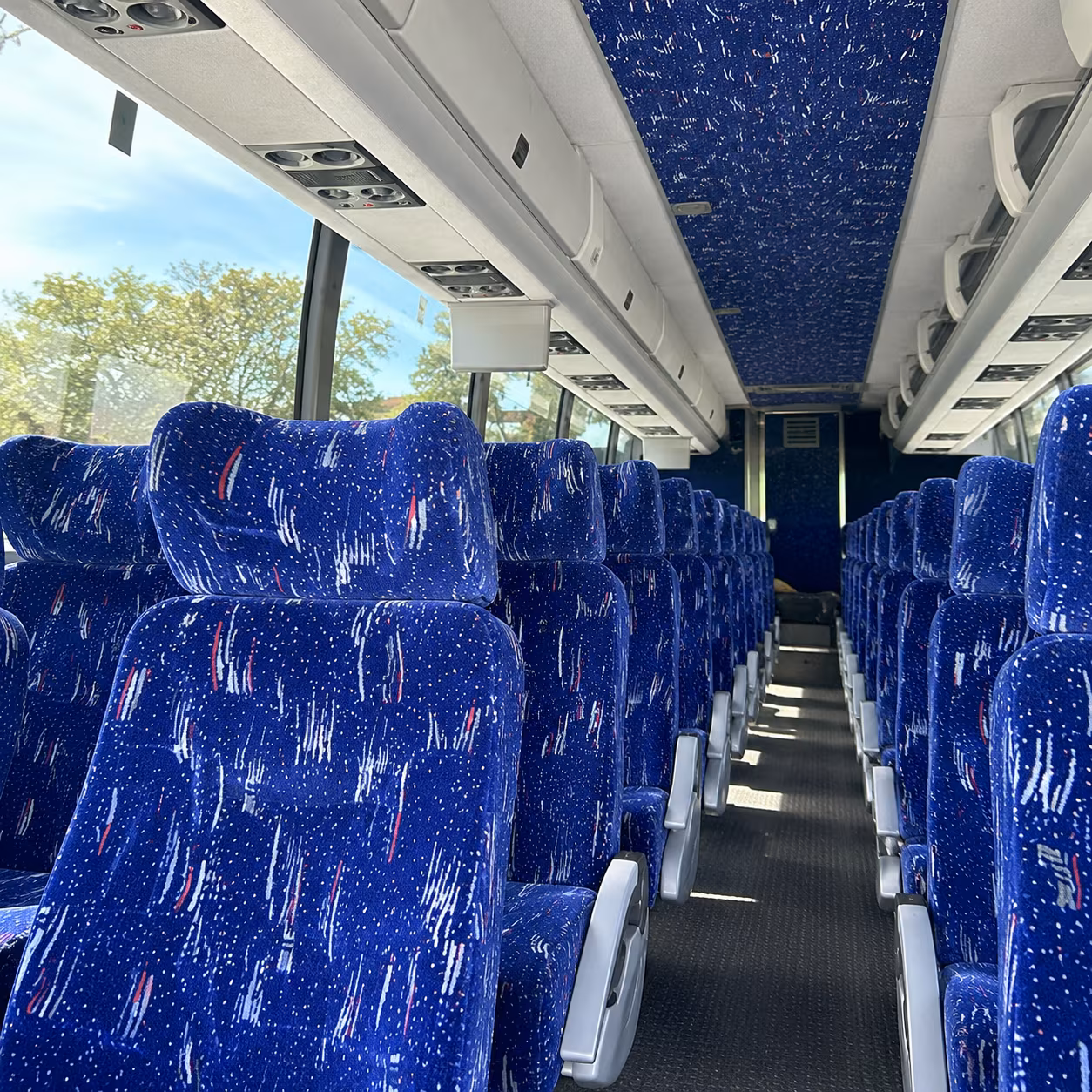 erie private event transportation onboard seating